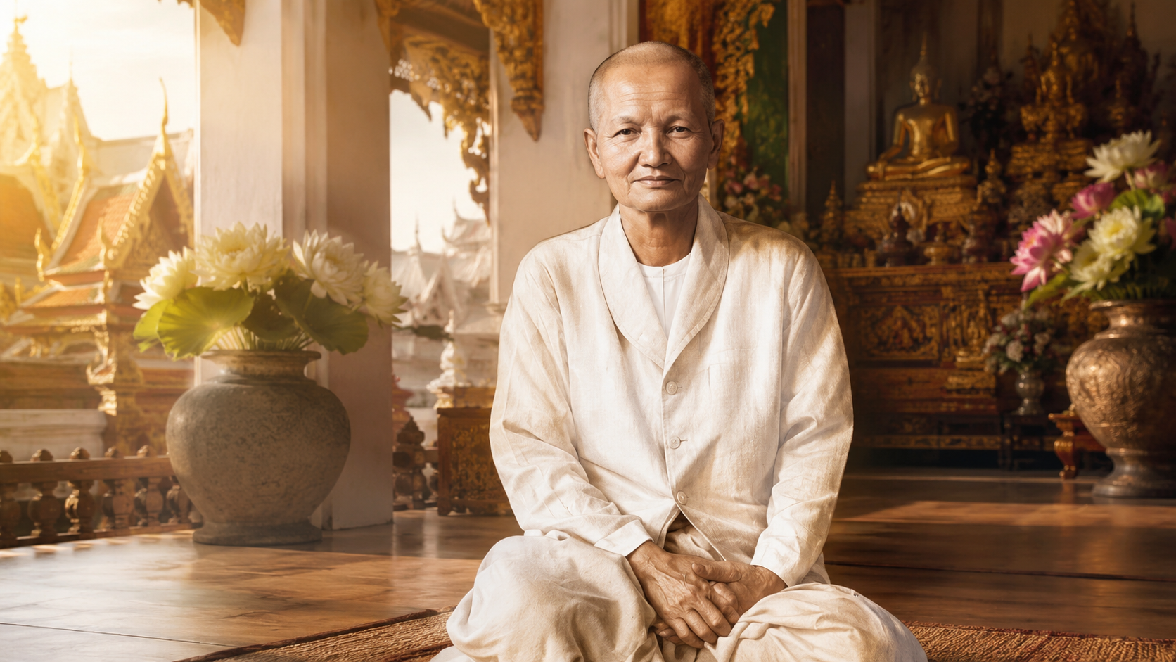 คุณแม่บุญเรือน โตงบุญเติม อุบาสิกาผู้เปี่ยมด้วยบารมีธรรมแห่งวัดอาวุธวิกสิตาราม